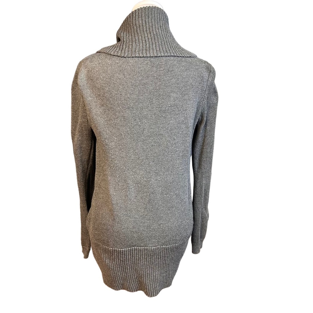 Victoria's Secret Open Front Cardigan Women's S/P Long Sleeve Charcoal Gr… - Picture 3 of 7